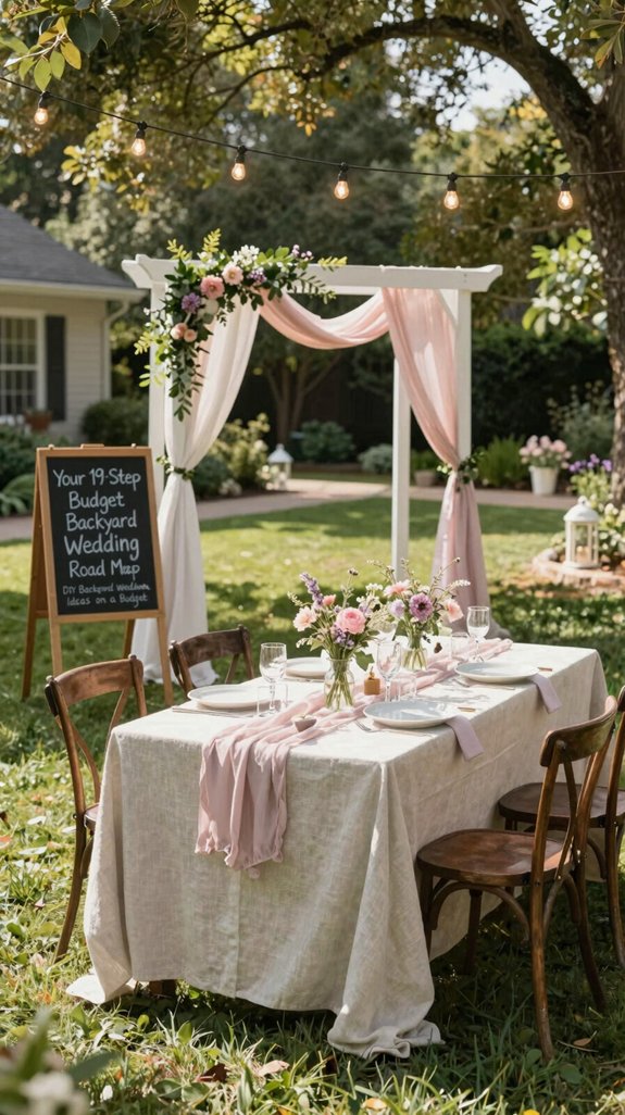 backyard wedding budget roadmap