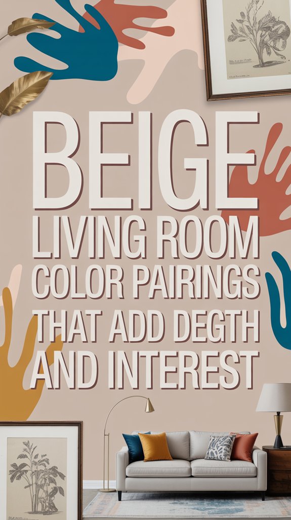 Beige Living Room Color Pairings That Add Depth and Interest 1 beige room depth pairings