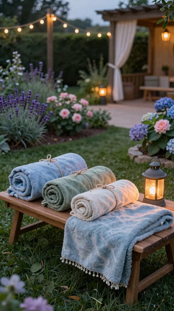 blanket roll station with qr code temperature control