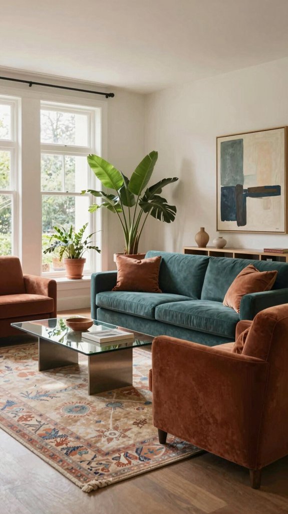 bold accents tranquil depth
