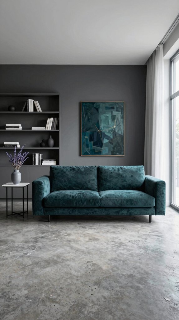 bold teal accent sophistication