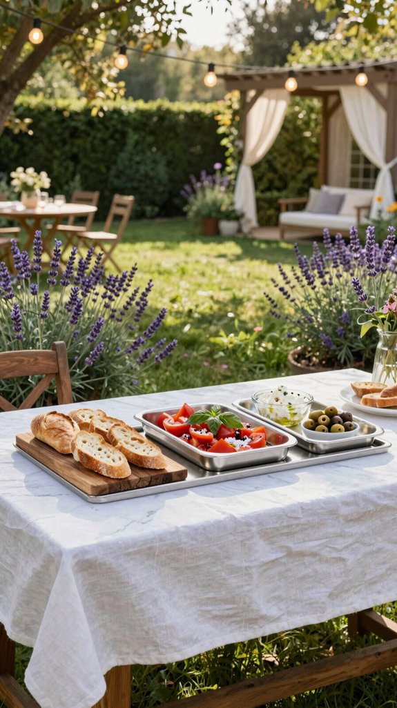 build your own bruschetta station