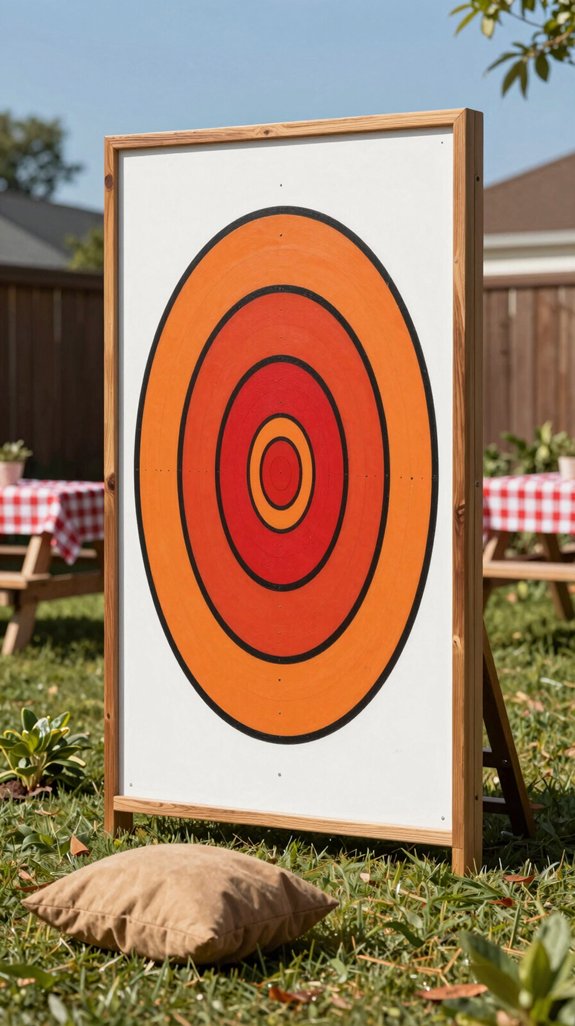 bullseye bean bag target board