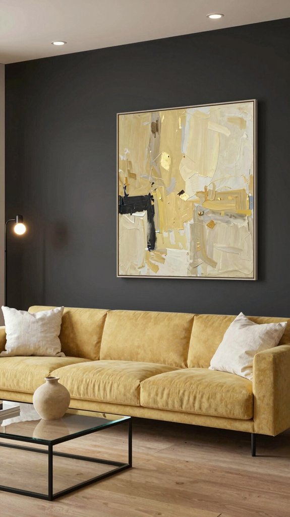 buttery hues soften charcoal