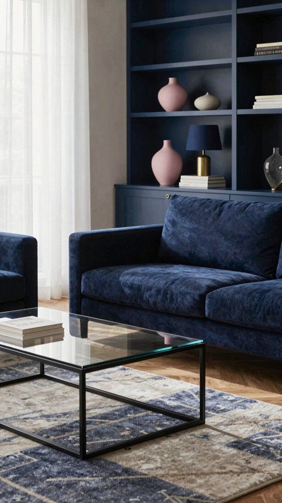 calamine navy sophisticated balance