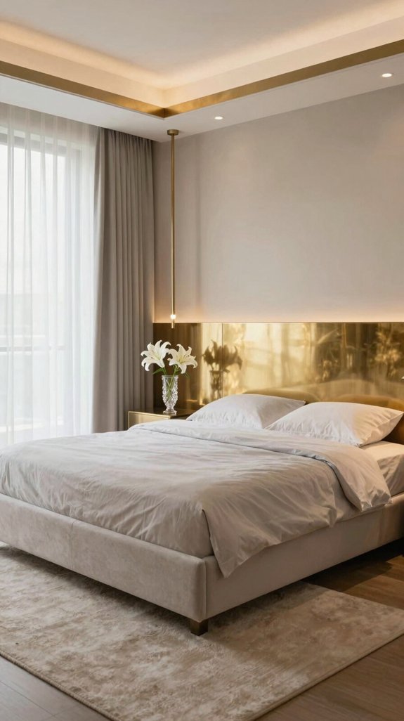 champagne brass warm glow