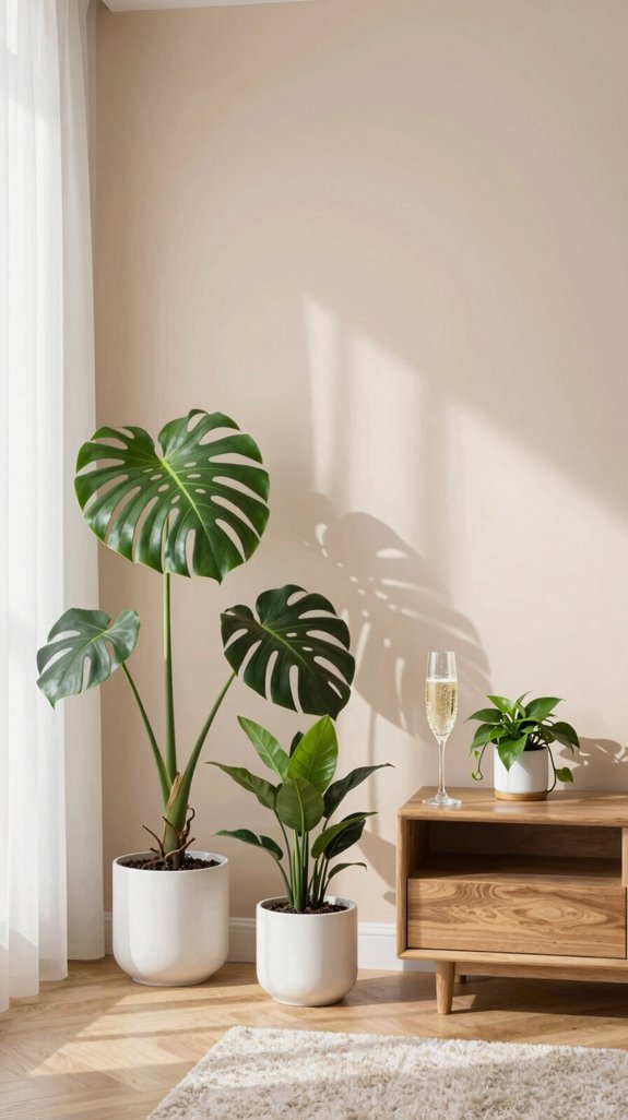 champagne toned botanical elegance