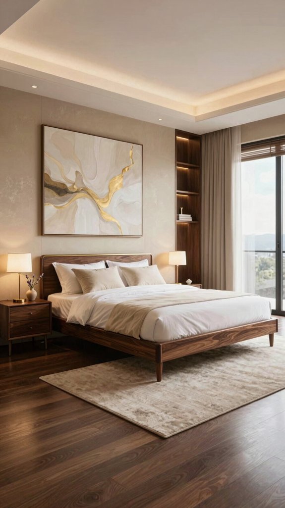 champagne walnut modern sanctuary
