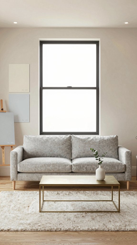 choosing finishes controlling light