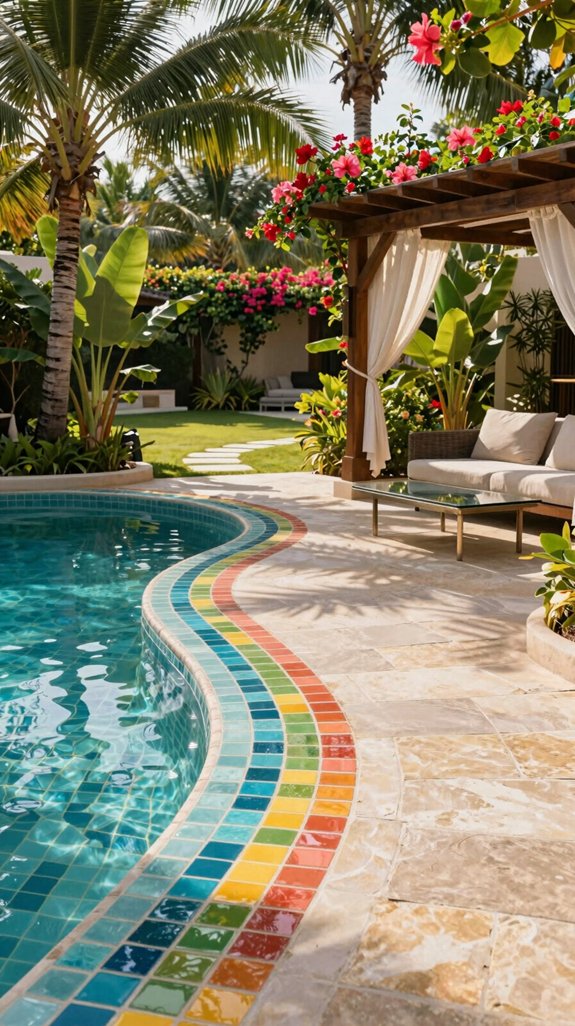 colorful ceramic tile mosaic