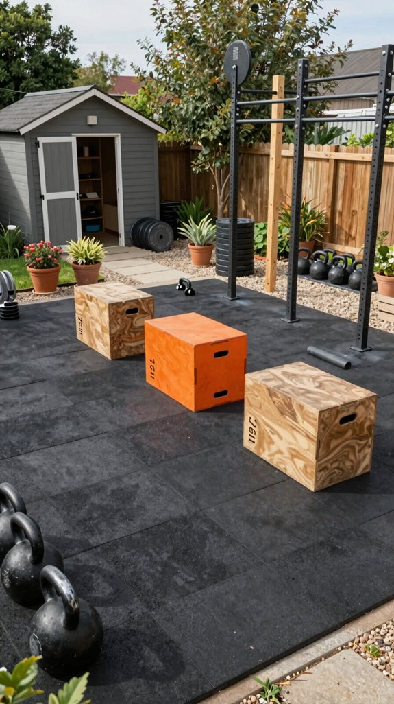 17 Backyard Gym Shed Ideas for Outdoor Fitness Spaces 7 compact backyard crossfit box