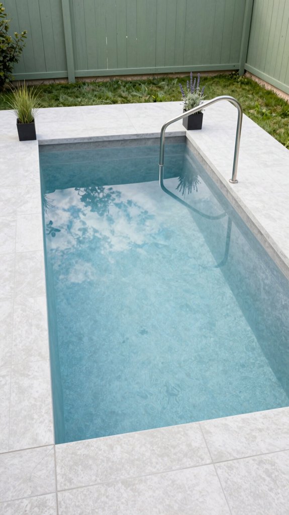 19 Small Backyard Pool Ideas for Compact Outdoor Spaces 5 compact curved lap pool