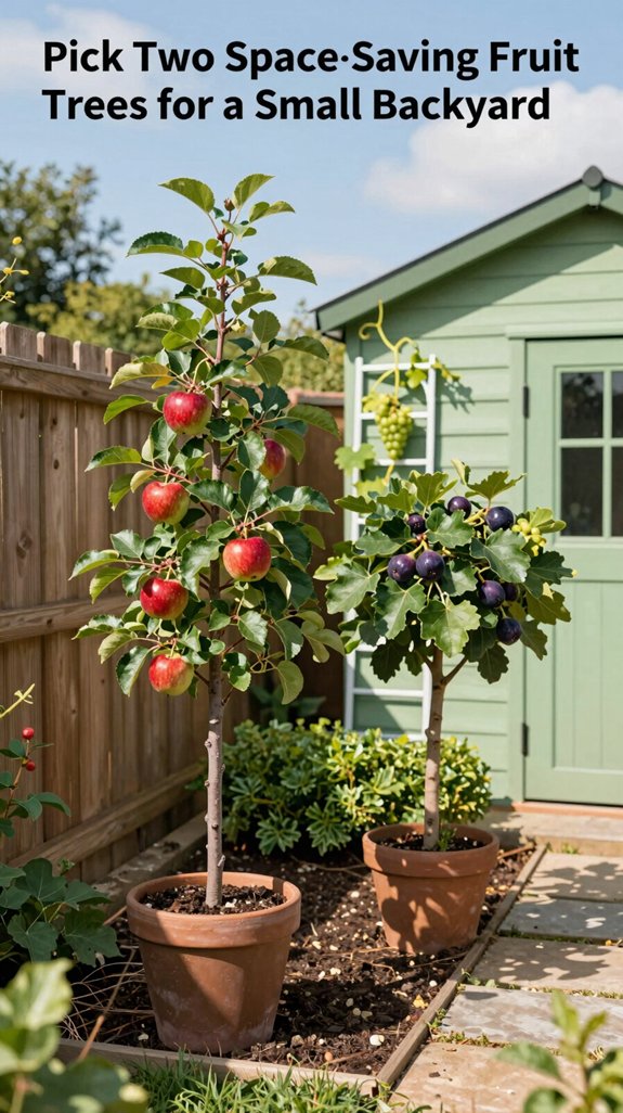 compact dwarf fruit trees