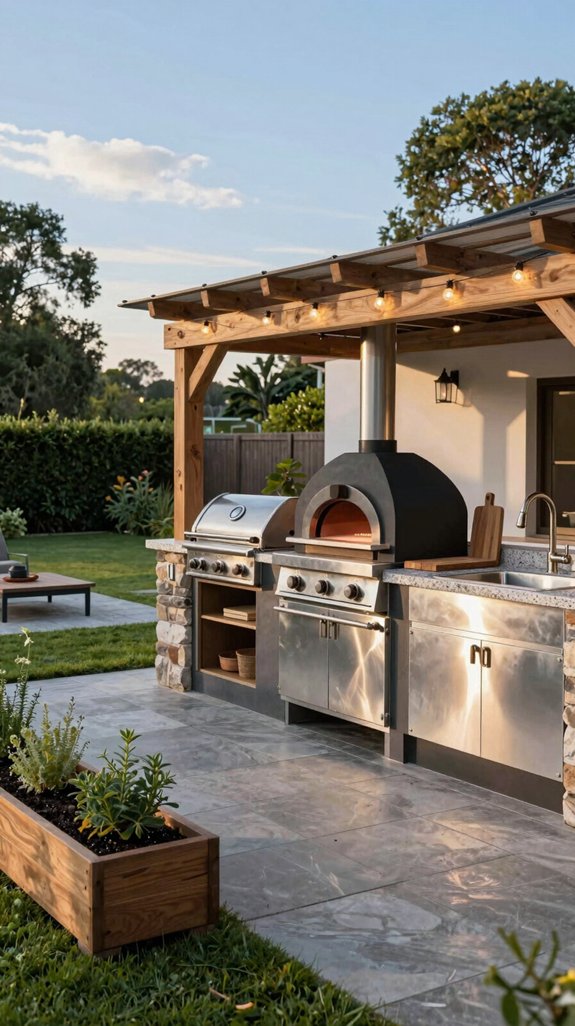 compact high heat kitchen hub