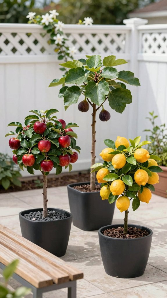 compact low maintenance fruit gardening