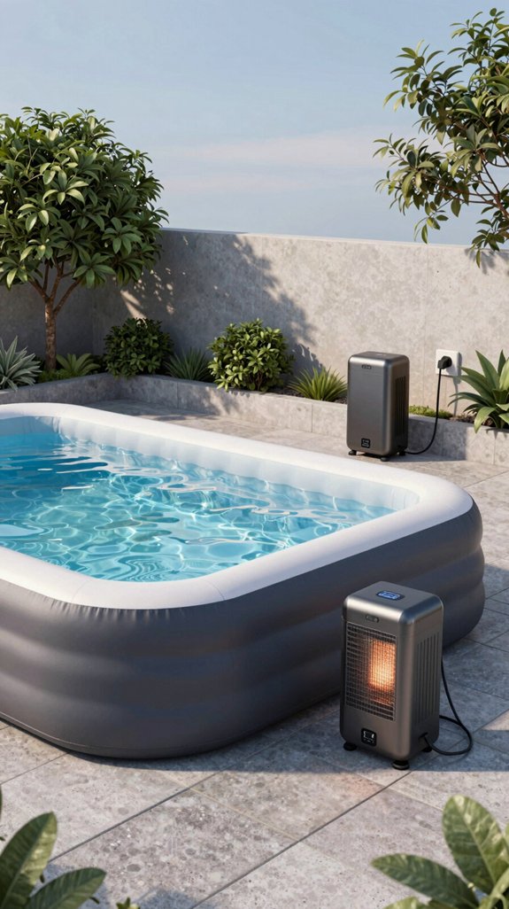 compact portable pool heater