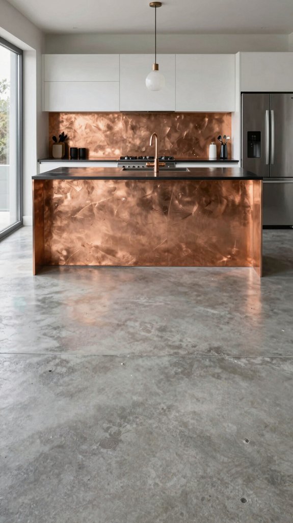 copper accented flooring guide