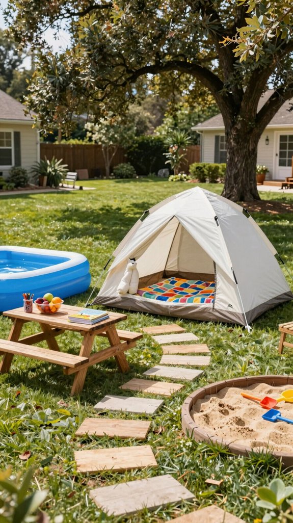 21 Kids Backyard Ideas for Fun Outdoor Play Areas 21 cozy backyard camping setup