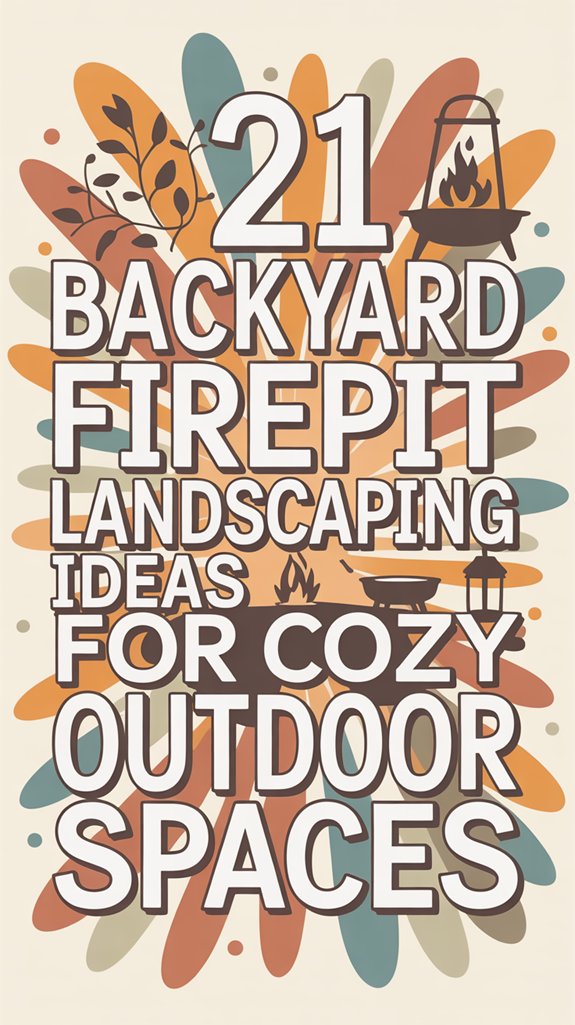 cozy backyard firepit designs