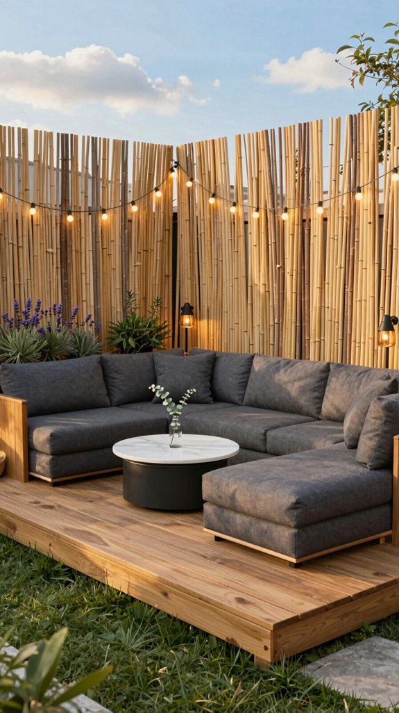 21 Backyard Patio Design Layout Ideas for Functional Spaces 2 cozy patio lounge corner