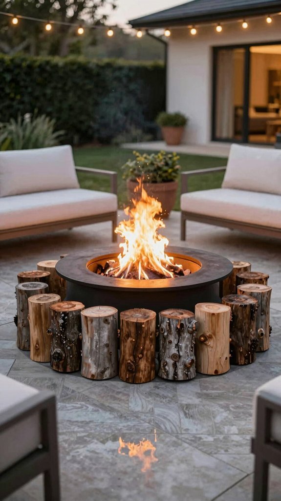 cozy reclaimed wood fire pit cozy reclaimed wood fire pit