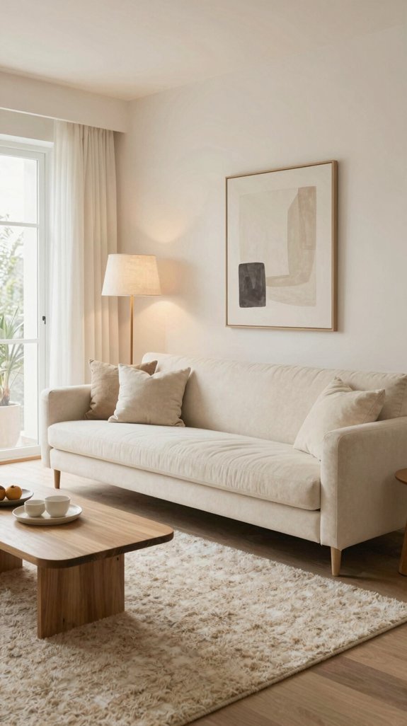 cream beige harmonious interior palette