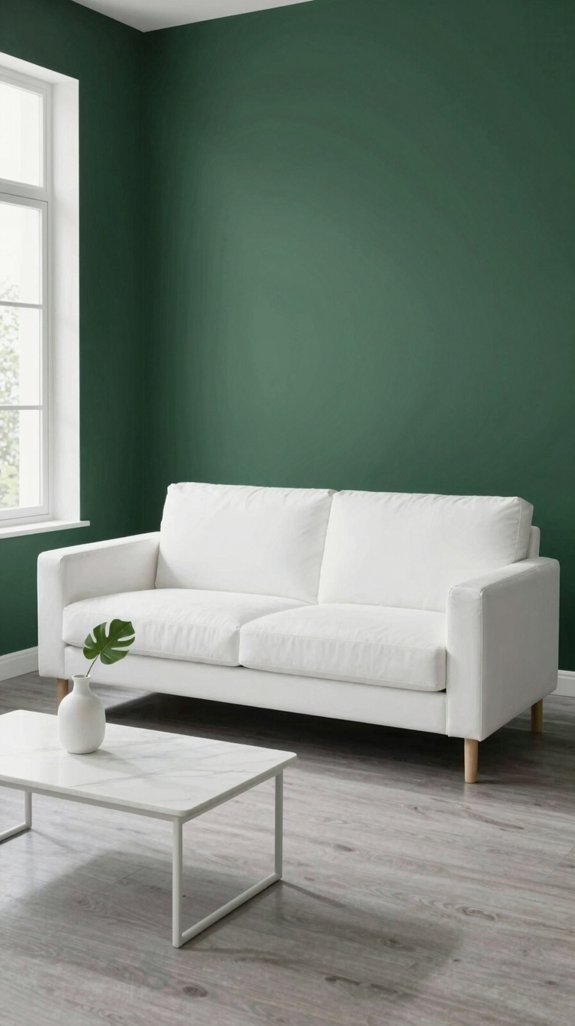 Dark Green Walls: Color Combinations That Feel Bold and Grounded 4 crisp white dark green