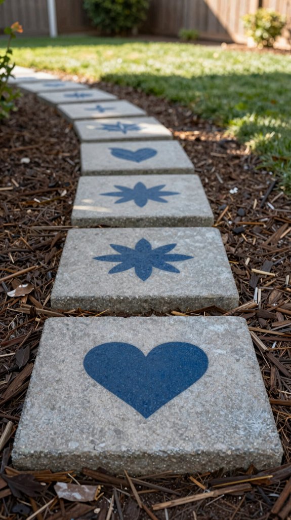 custom pet safe stepping stones