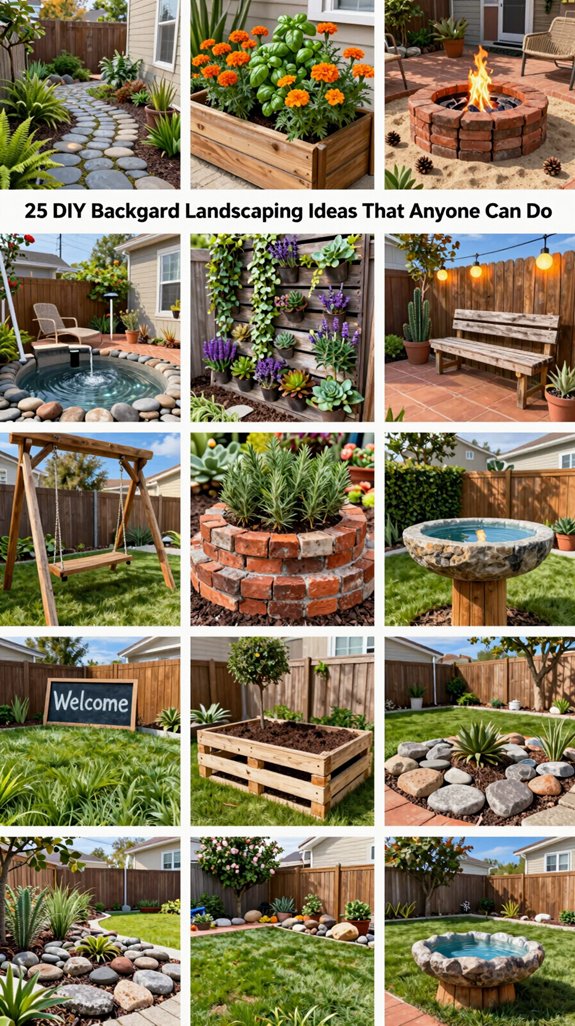 diy backyard landscaping ideas