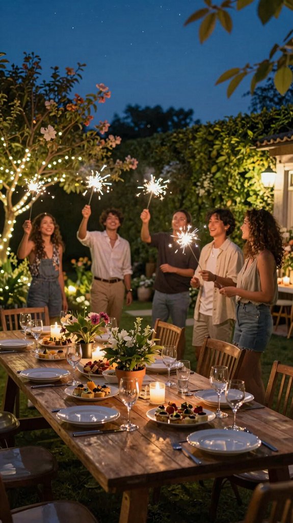 diy sparklers and glow sticks