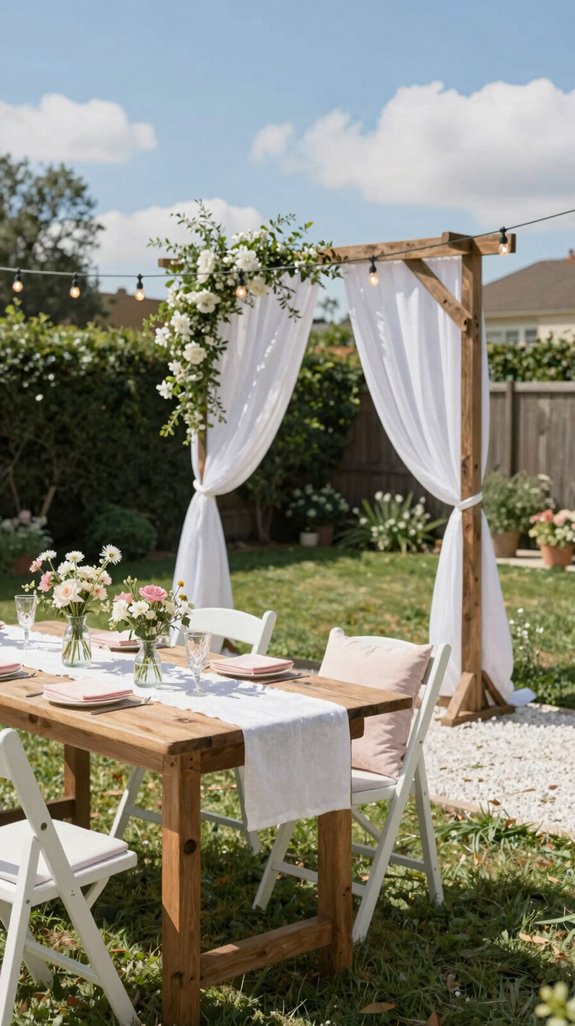 17 Cheap Backyard Wedding Ideas That Still Look Elegant 2 diy wedding budget blueprint