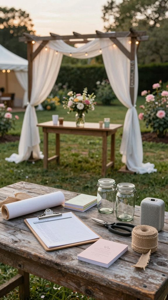 diy wedding budget timeline
