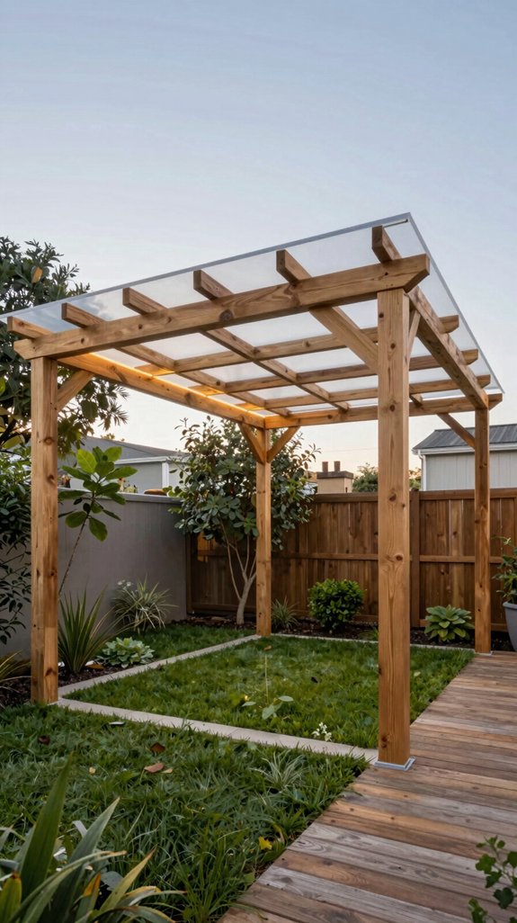 double layer pergola shade