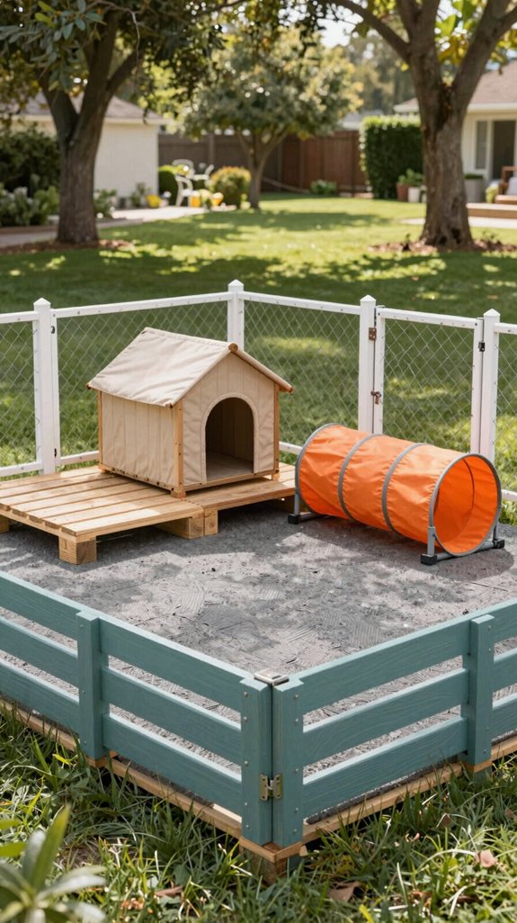 19 Backyard Dog Run Ideas for Happy and Active Dogs 17 durable non toxic play materials