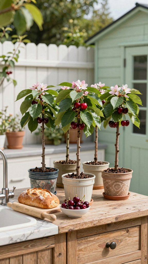 dwarf cherry garden integration
