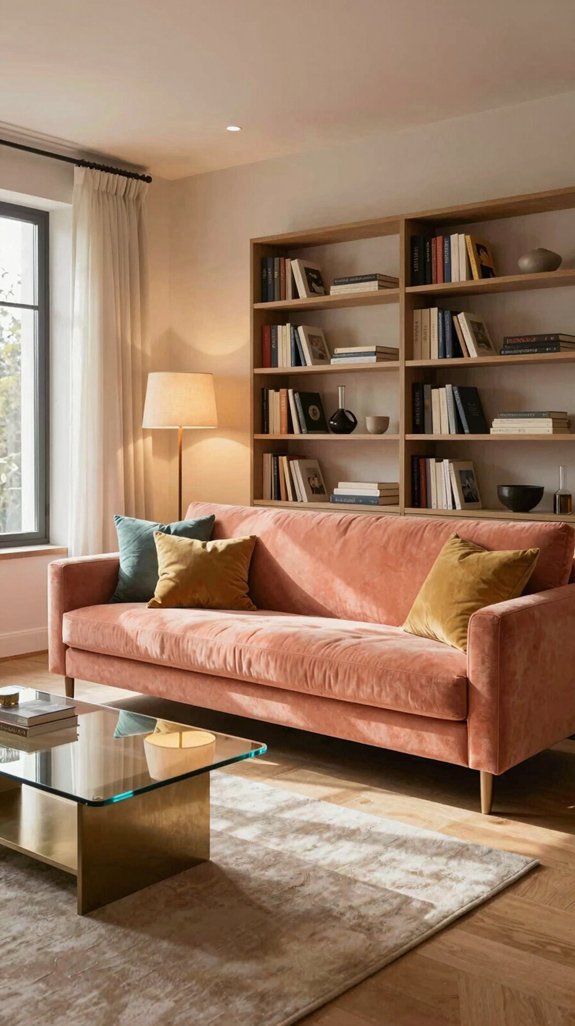 dynamic coral peach lighting