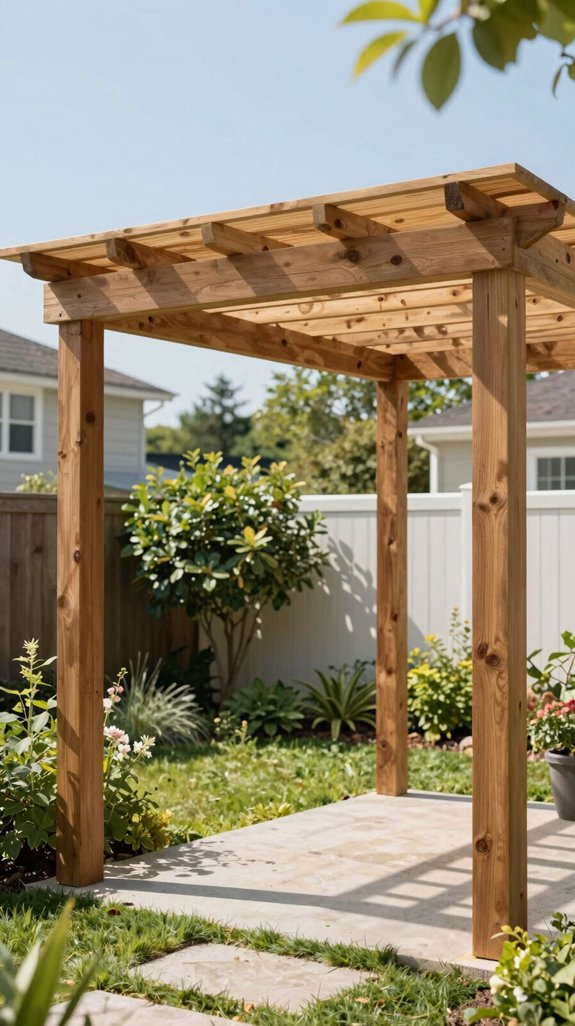 dynamic slatted pergola lighting