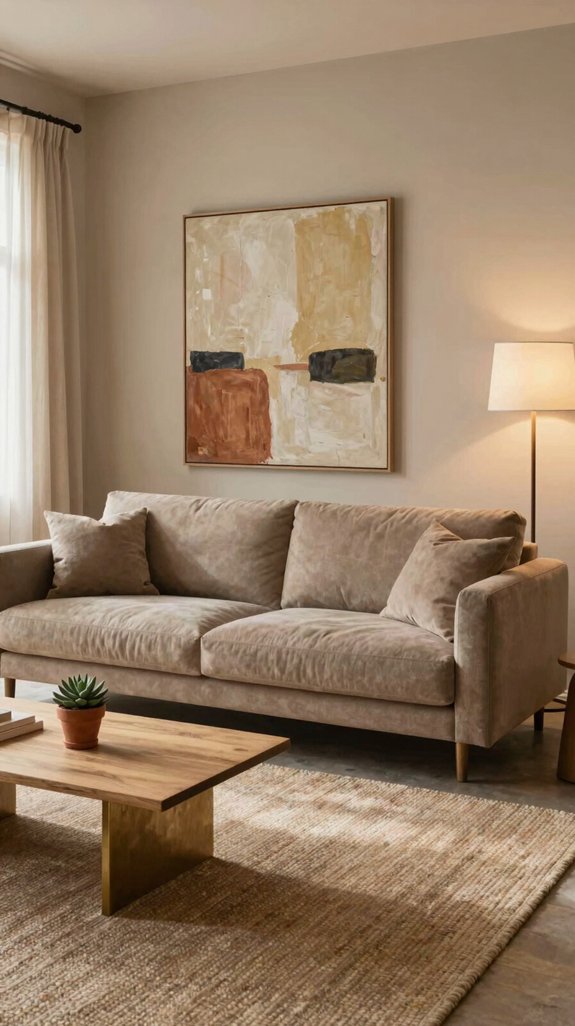 earthy tones for balanced spaces