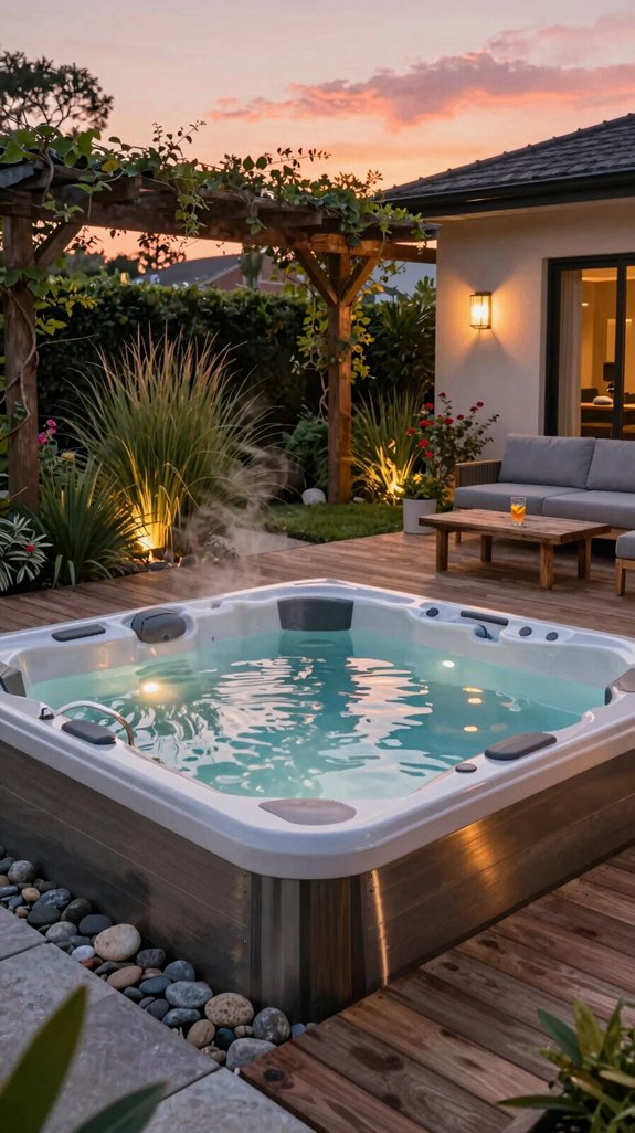 19 House Backyard Ideas for a Beautiful Outdoor Living Space 16 eco friendly hot tub retreat