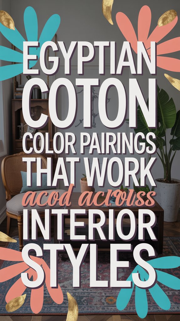 egyptian cotton interior color pairings
