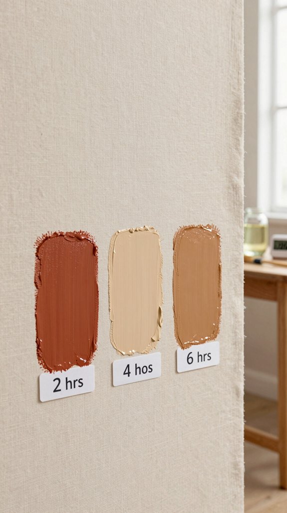 egyptian cotton paint drying