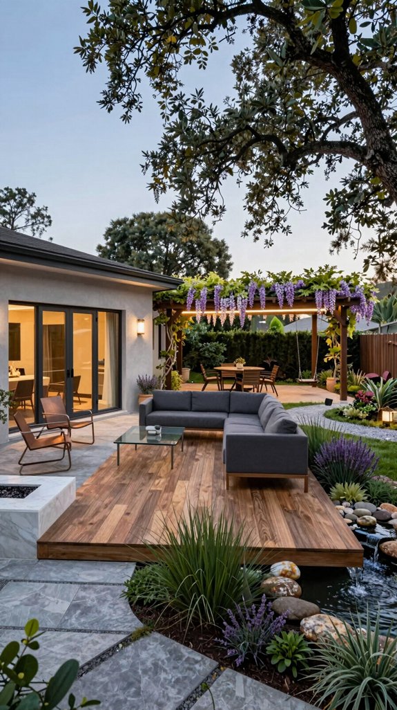 elegant backyard living ideas