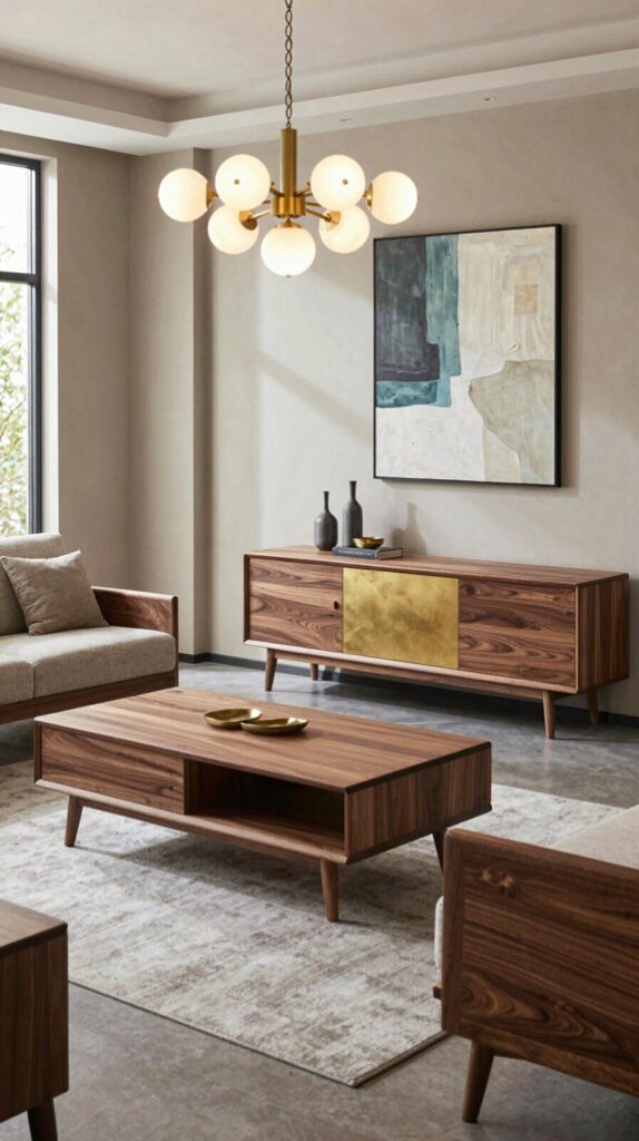 elegant balanced walnut hues