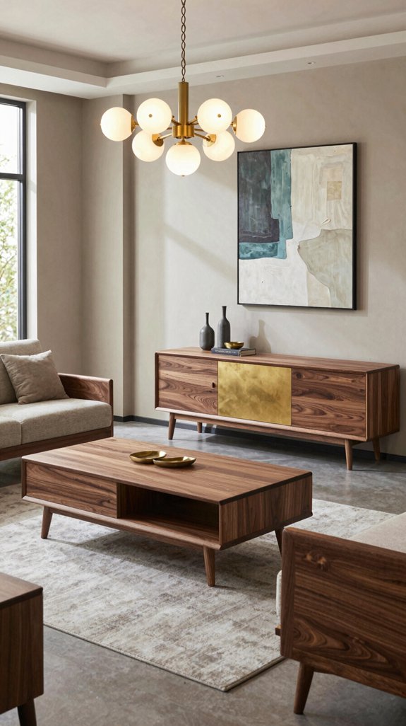 elegant balanced walnut hues