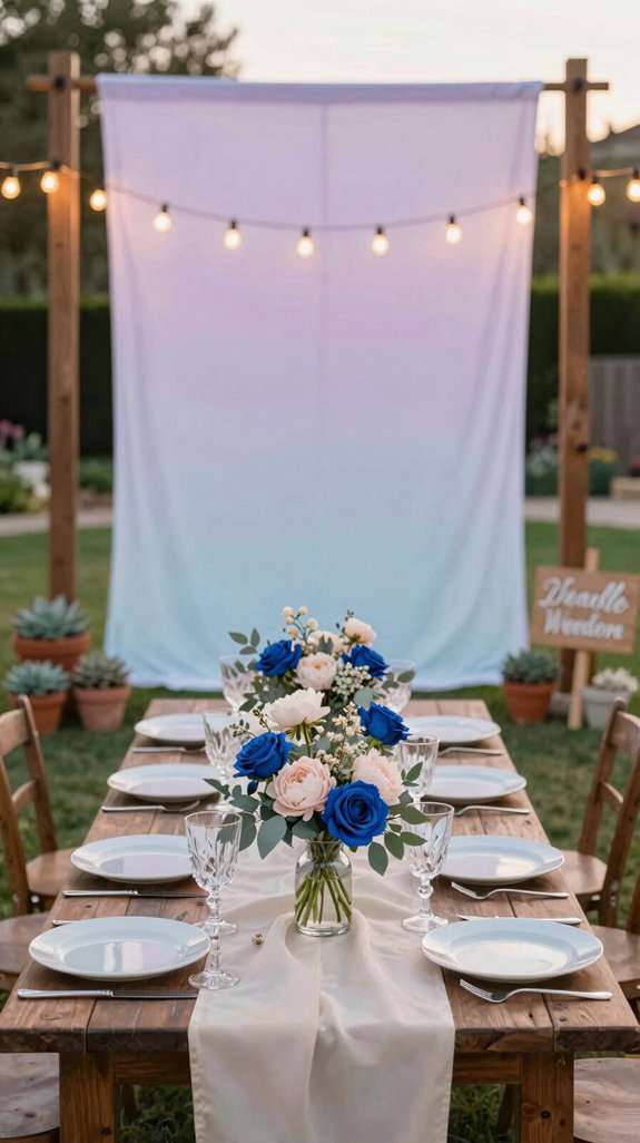 17 Cheap Backyard Wedding Ideas That Still Look Elegant 3 elegant budget friendly luxe palette