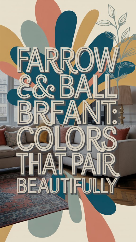 elegant complementary paint shades