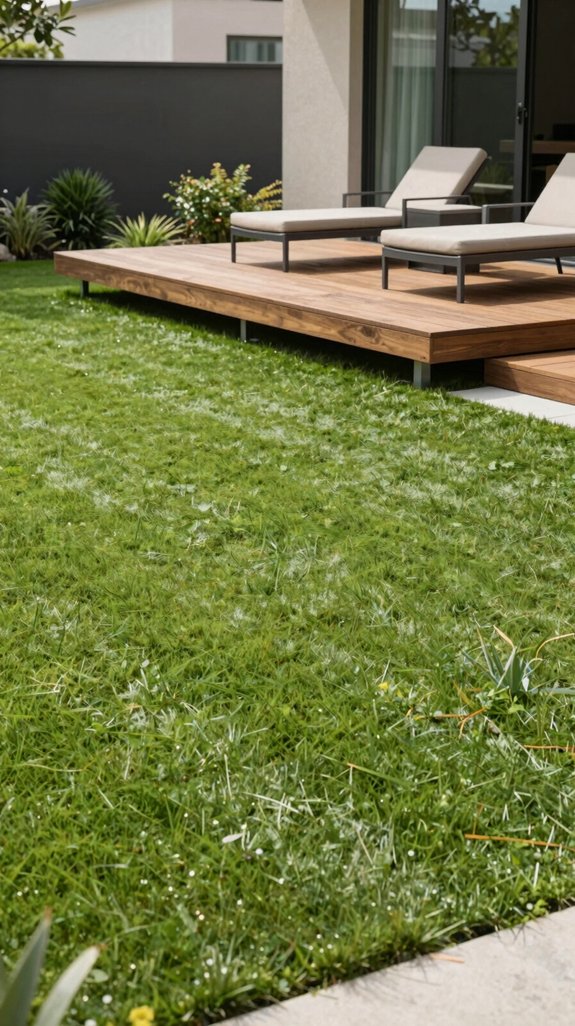 elevated floating deck design