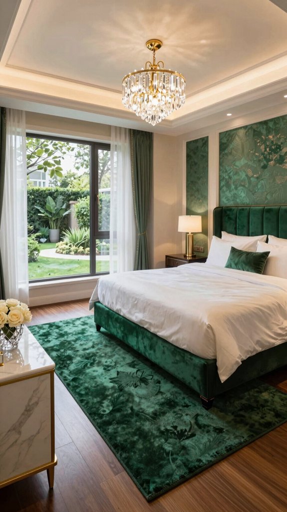emerald accented regal retreat