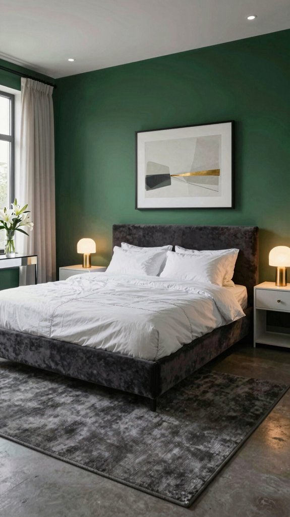 emerald themed budget luxury