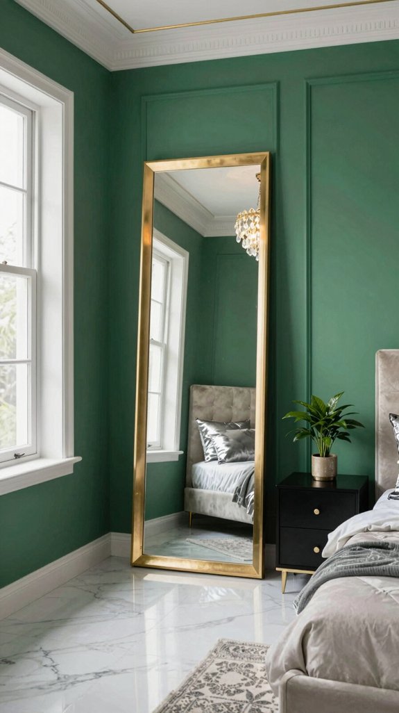 emerald wall mirror amplification